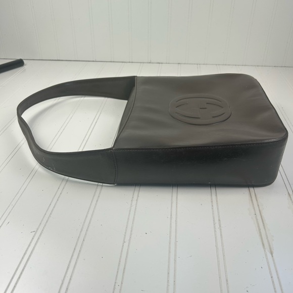 Gucci Dark Brown Leather Shoulder Bag - Picture 6 of 15